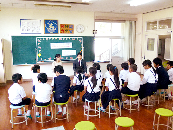 大和村立名音小学校でMBC出前授業開催